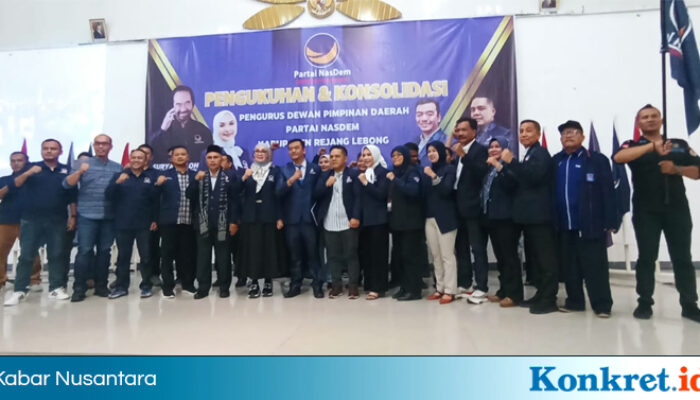 Struktur Baru DPD Partai NasDem Rejang Lebong Resmi Dikukuhkan