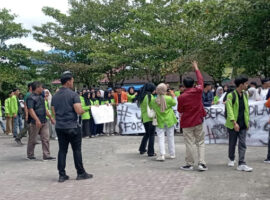 Mahasiswa Rejang Lebong Gelar Aksi Terkait Vonis Ringan Pelaku Pengeroyokan Pelajar