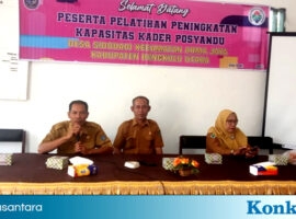 Pemdes Sidodadi Gelar Pelatihan Kader Posyandu