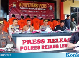 Polres Rejang Lebong Ungkap 3 Kasus Kriminal