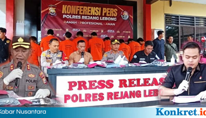 Polres Rejang Lebong Ungkap 3 Kasus Kriminal