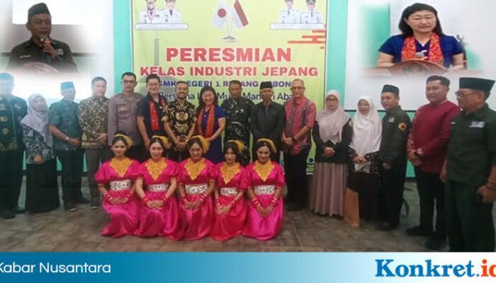 SMKN 1 Rejang Lebong Resmikan Kelas Industri Jepang