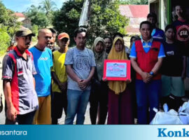 Respon Cepat Pemkab BU Terhadap Korban Banjir di Air Sebayur, Dinsos Salurkan Bantuan