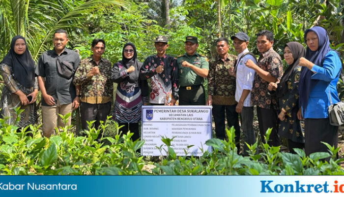 Pemdes Suka Langu Bangun Dua Titik Sumur Bor