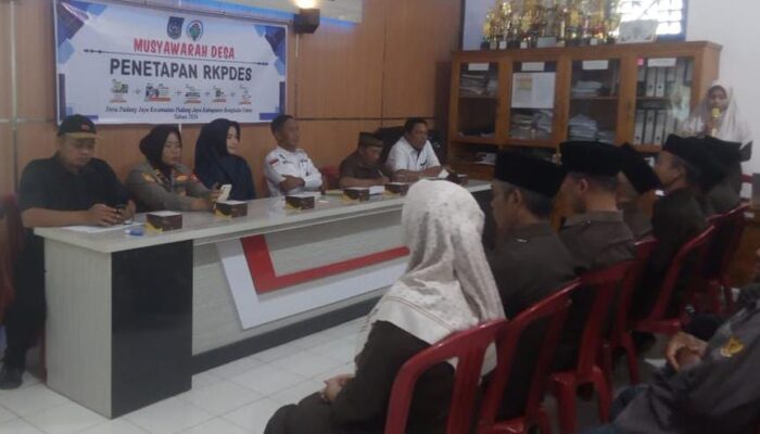 Musdes RKPDes Padang Jaya Berlangsung Lancar dan Sukses