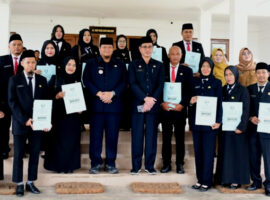 Sekda Banyuasin Lantik 17 Pejabat Fungsional
