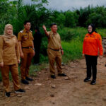 Wakil Bupati Banyuasin Tinjau dan Monitoring Pembangunan Jalan di Tanjung Lago. Banyuasin_Wabup Tinjau