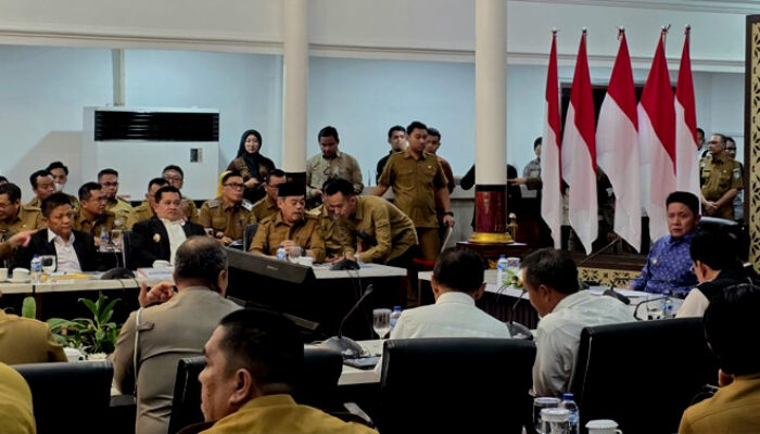 Bupati Banyuasin Hadiri Rakor Optimalisasi Pendapatan Daerah Bersama Gubernur Sumsel