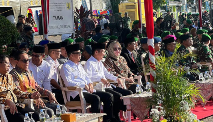 Wabup Banyuasin Hadiri Upacara HUT TNI ke 80