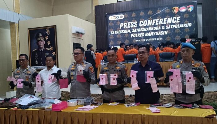 Polres Banyuasin Berhasil Ringkus Pelaku Penembakan di KM 40