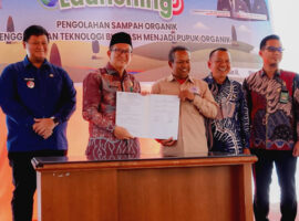 Sekda Banyuasin Launching Pengelolaan Sampah Organik Gunakan Biowash