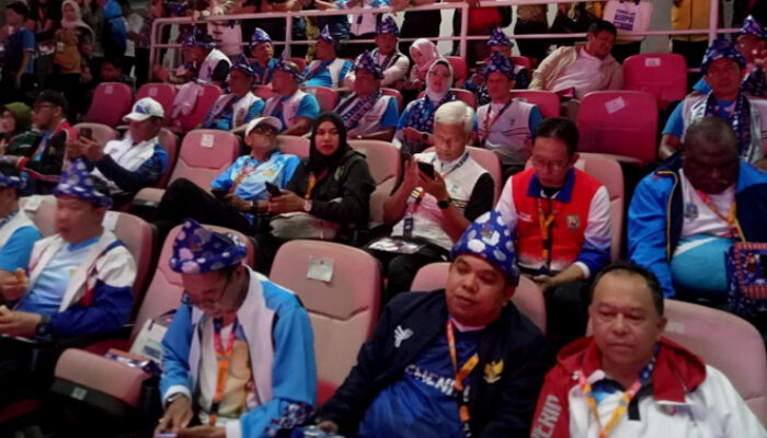 Wabup dan Sekda Banyuasin Hadiri Opening Ceremony PORNAS KORPRI XVII