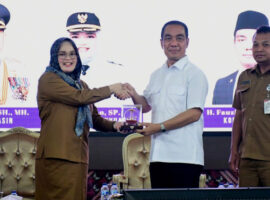 Wabup Banyuasin Buka Workshop Evaluasi Pengelolaan Keuangan Dan Pembangunan Desa