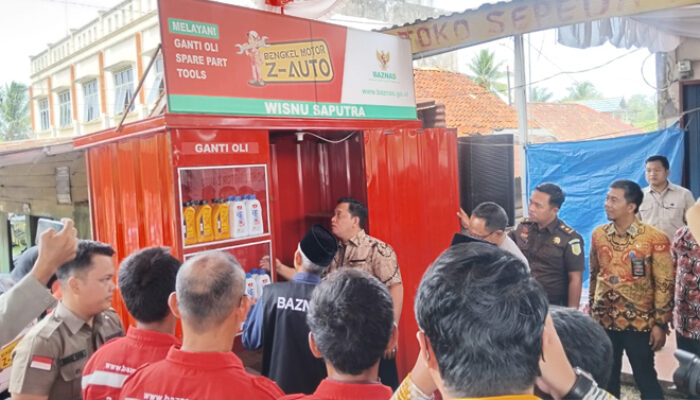BAZNAS Banyuasin Luncurkan Program Z Auto Untuk Pemberdayaan Mustahik di Bidang Bengkel Motor