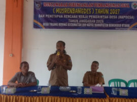 Pemdes Talang Kering Gelar MusrenbagDes dan Penetapan RKPDes