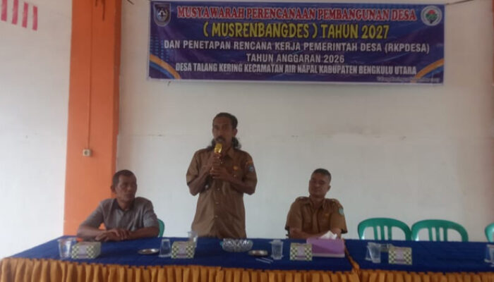 Pemdes Talang Kering Gelar MusrenbagDes dan Penetapan RKPDes