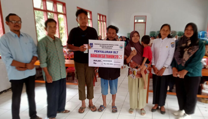 Pemdes Wonoharjo Salurkan BLT Tahap Akhir ke 14 KPM
