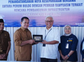Perkuat Ketahanan Pangan, Bupati Banyuasin Tandatangani MoU Dengan Bulog