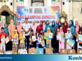 Lomba Menggambar Memeriahkan HUT-1 Kampung Dongeng Linggau Ceria Resmi Dibuka
