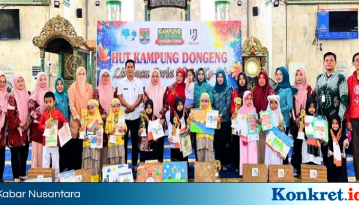 Lomba Menggambar Memeriahkan HUT-1 Kampung Dongeng Linggau Ceria Resmi Dibuka