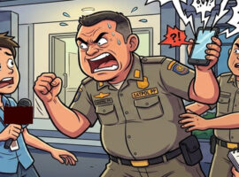 Pemilik Usaha Mengaku, Oknum Satpol PP Palembang Arogan Dalam Melaksanakan Penertiban