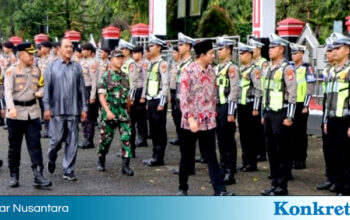 Ketua DPRD BU Bersama Bupati Hadiri Apel Gelar Pasukan Operasi Ketupat Nala tahun 2026