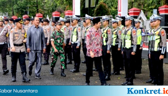 Ketua DPRD BU Bersama Bupati Hadiri Apel Gelar Pasukan Operasi Ketupat Nala tahun 2026
