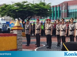 Polres Rejang Lebong Gelar Sertijab Sejumlah PJU