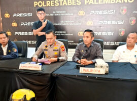 Polrestabes Palembang Ungkap Sindikat Curanmor Lintas Daerah, Wali Kota Ratu Dewa Hadiri Rilis Kasus