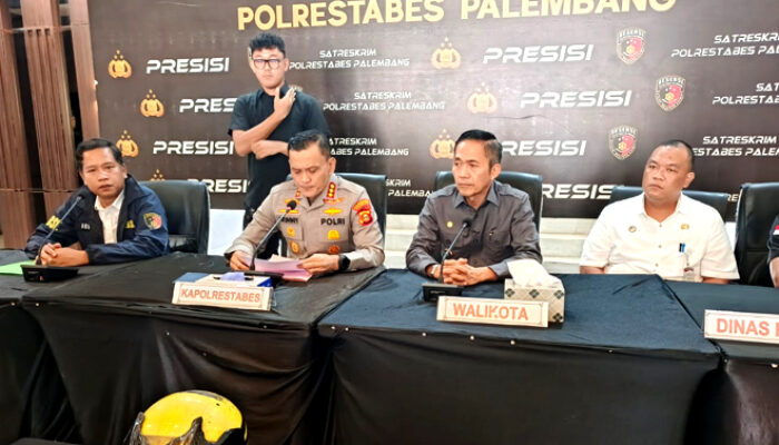 Polrestabes Palembang Ungkap Sindikat Curanmor Lintas Daerah, Wali Kota Ratu Dewa Hadiri Rilis Kasus