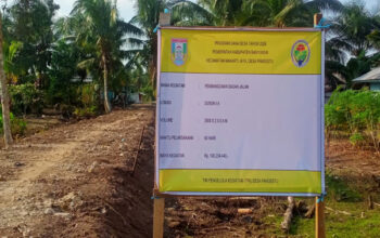 Pemdes Pangestu Rampungkan Pembangunan Badan Jalan di Tiga Dusun