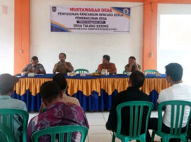 Pemdes Talang Kering Gelar Musdes RKPDes
