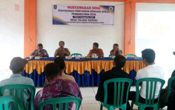 Pemdes Talang Kering Gelar Musdes RKPDes