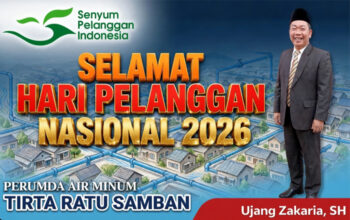 PDAM Tirta Ratu Samban Ucapkan Selamat Hari Pelanggan Nasional 2026