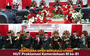 DPRD Bengkulu Utara Gelar Paripurna Istimewa HUT ke-81 RI